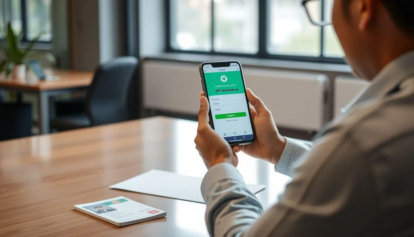 Langkah-Langkah Cara Daftar JHT di JMO (c) Ilustrasi AI