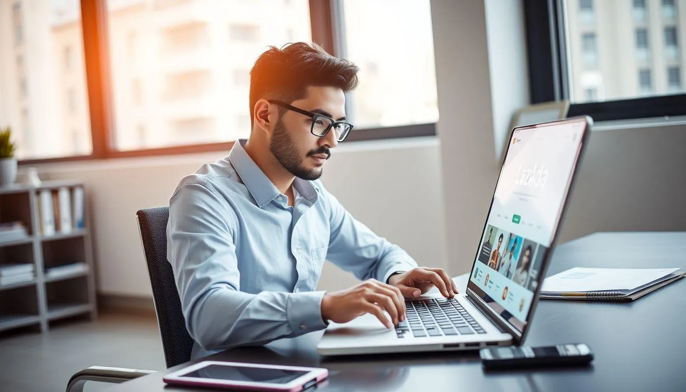 Pengertian dan Jenis Akun Seller Lazada (c) Ilustrasi AI