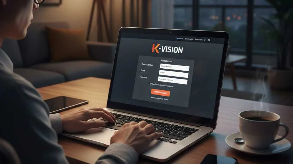 Cara Daftar K Vision Melalui Website dan Aplikasi (c) Ilustrasi AI