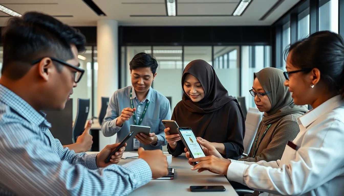 Platform dan Aplikasi Pendaftaran (c) Ilustrasi AI