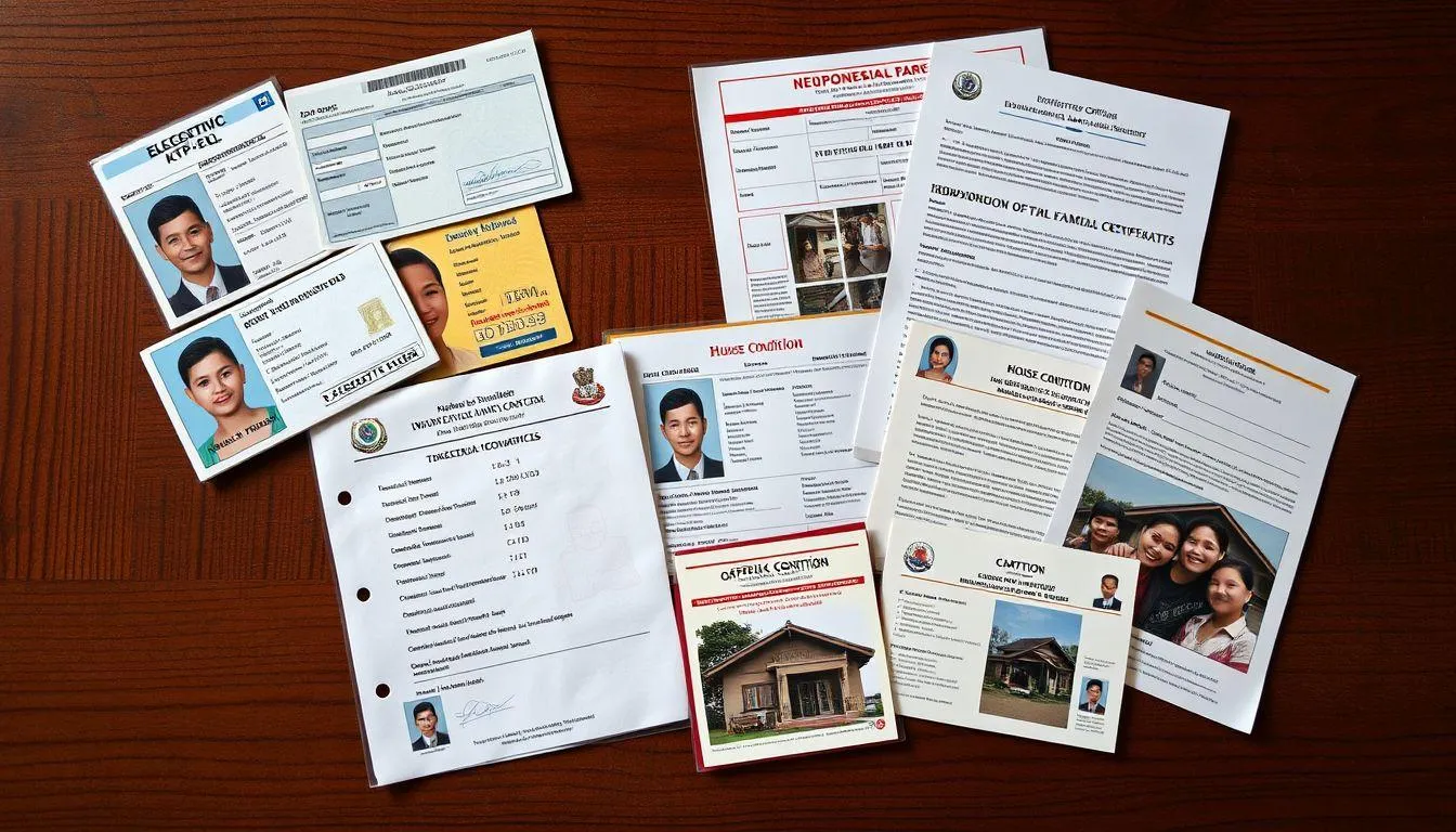 Dokumen yang Diperlukan untuk Pendaftaran (c) Ilustrasi AI