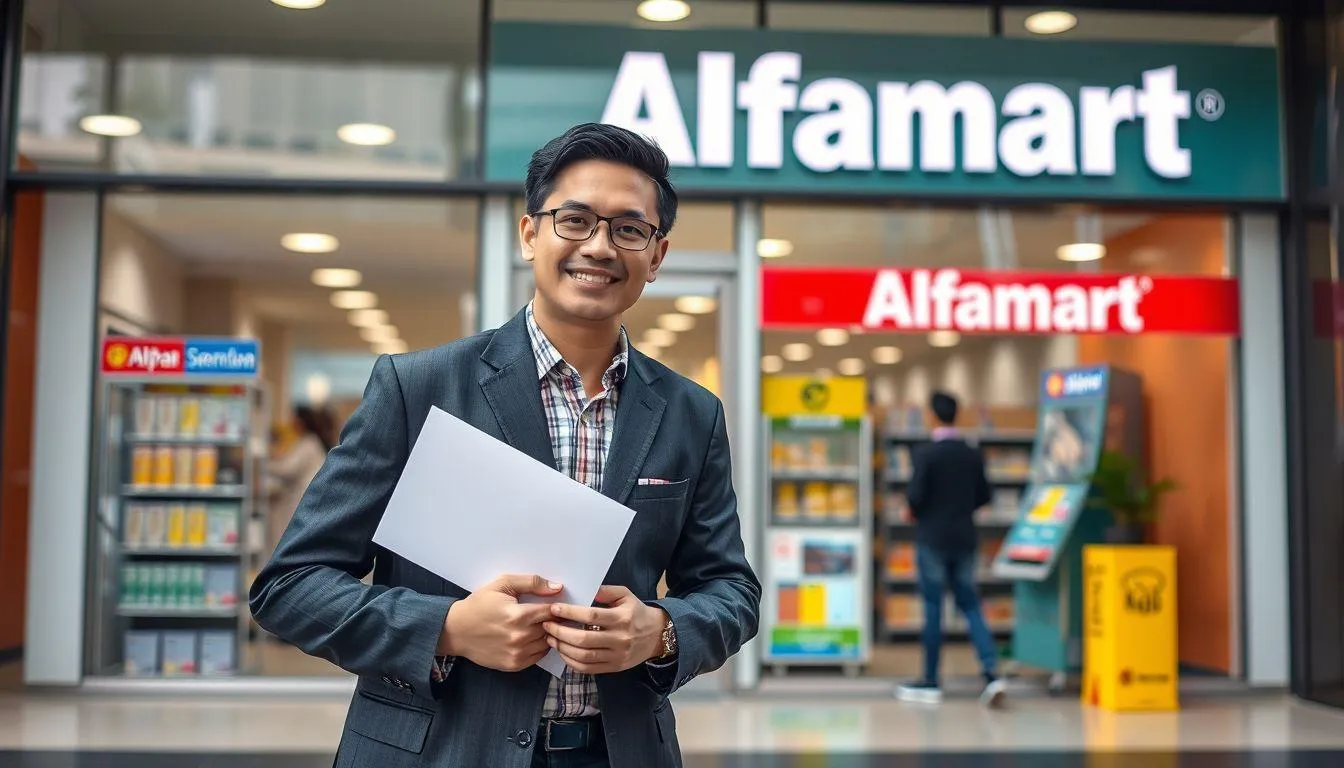 Cara Daftar Kerja di Alfamart Secara Offline (c) Ilustrasi AI