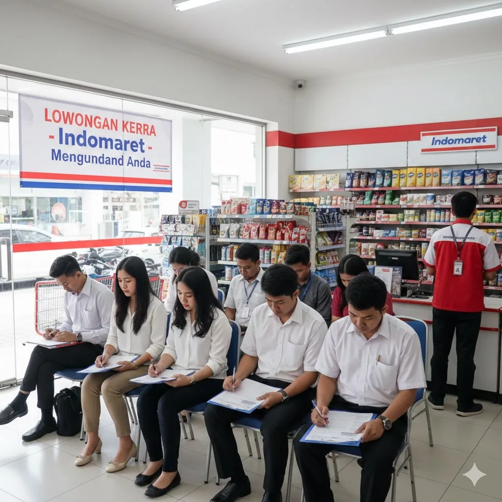 Tahapan Proses Seleksi dan Rekrutmen (c) Ilustrasi AI