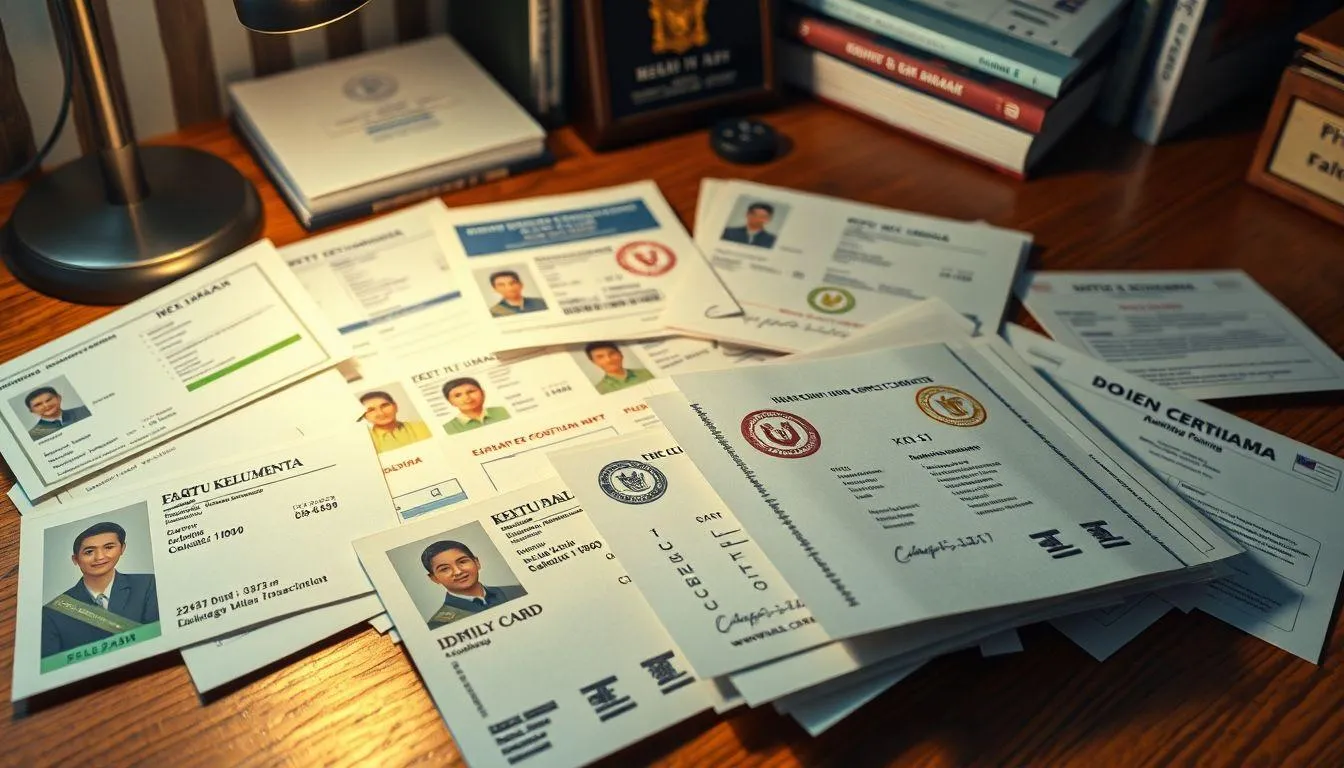 Dokumen yang Diperlukan untuk Pendaftaran (c) Ilustrasi AI
