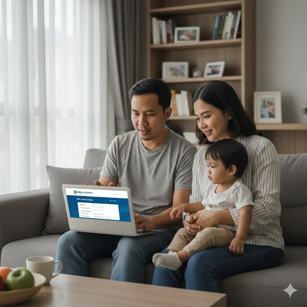 Aktivasi dan Penggunaan KIS Anak (c) Ilustrasi AI