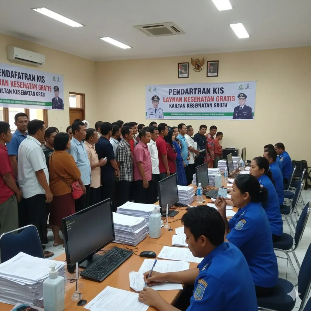 Cara Daftar KIS Secara Offline (c) Ilustrasi AI