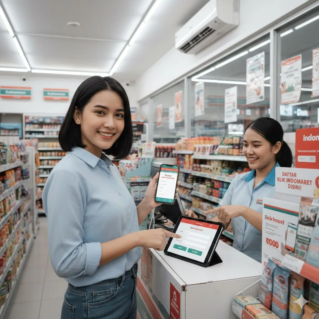 Pengertian dan Keunggulan Klik Indomaret (c) Ilustrasi AI