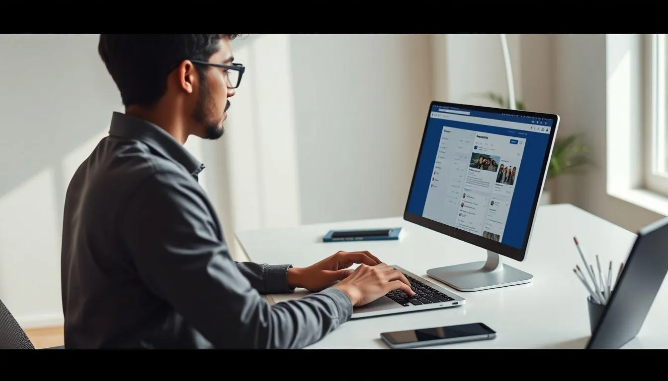 Cara Daftar Konten Kreator di FB Melalui Halaman Facebook (c) Ilustrasi AI