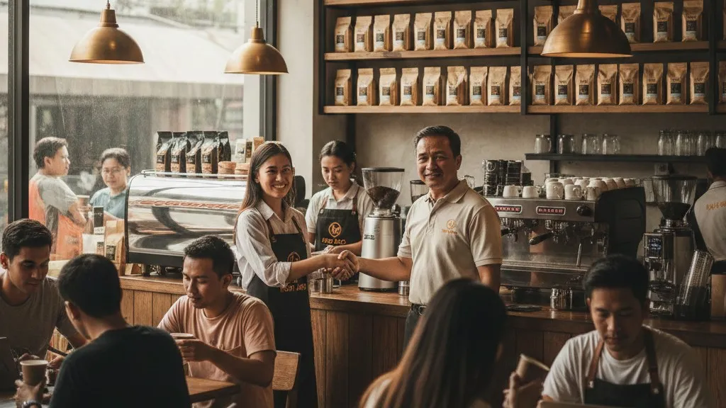 Pengertian dan Konsep Kemitraan Kopi Jago (c) Ilustrasi AI