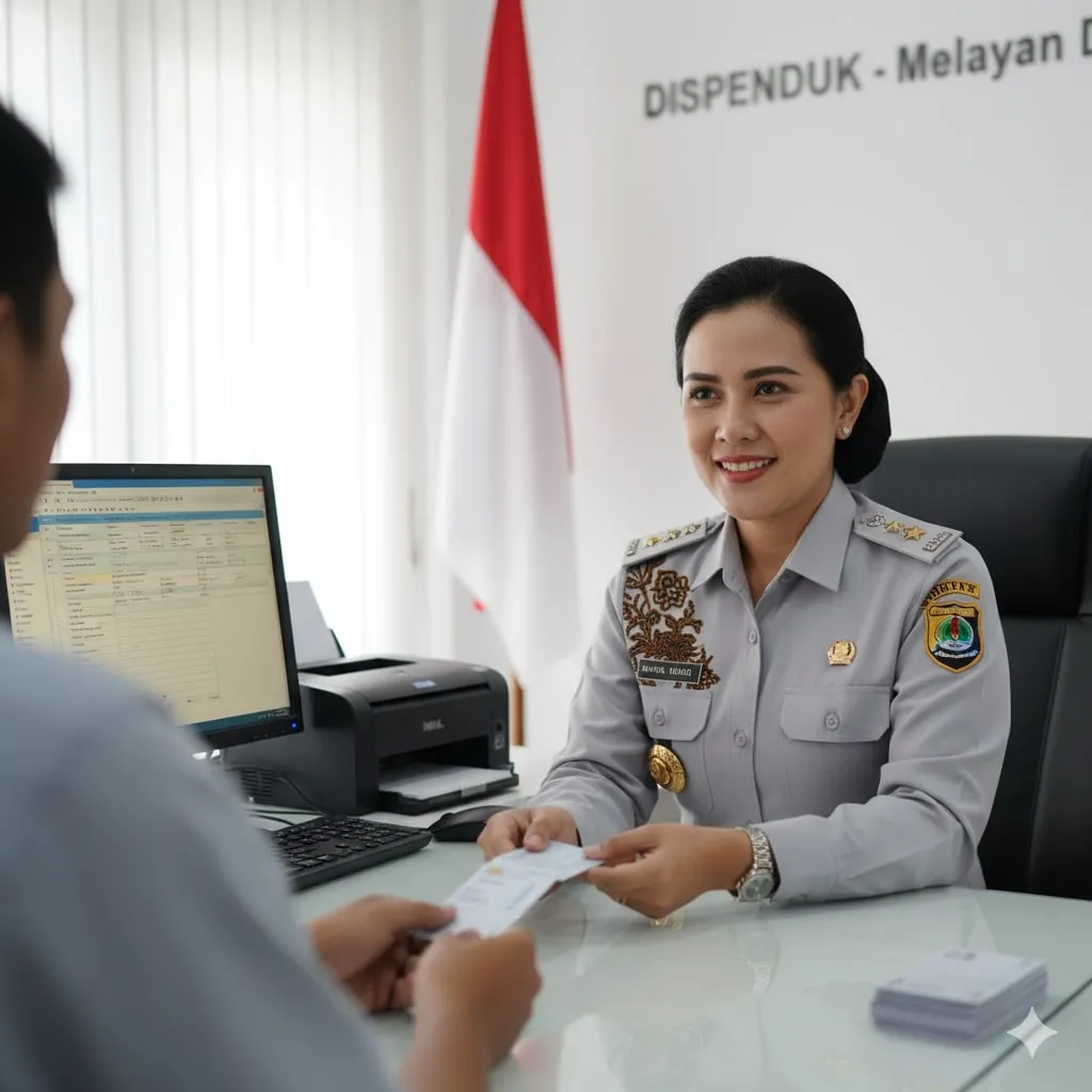 Persiapan Sebelum Mendaftar KTP Online (c) Ilustrasi AI