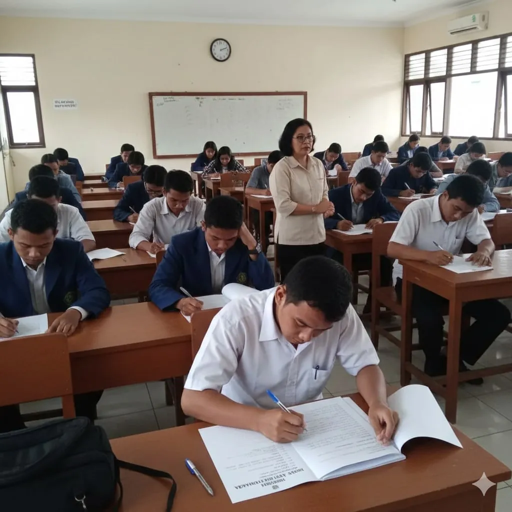 Jenis Tes dan Materi Ujian Mandiri (c) Ilustrasi AI