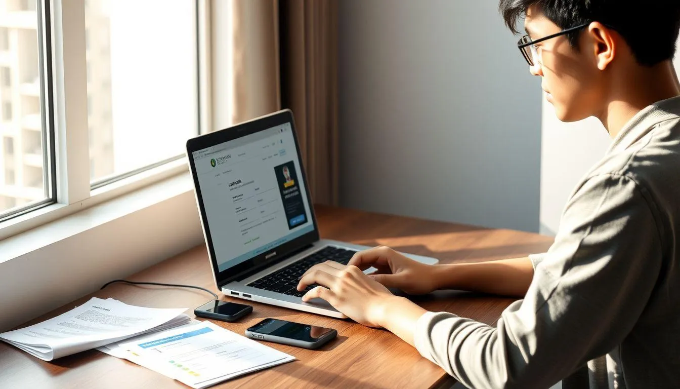 Langkah-langkah Pendaftaran Kuliah Online (c) Ilustrasi AI