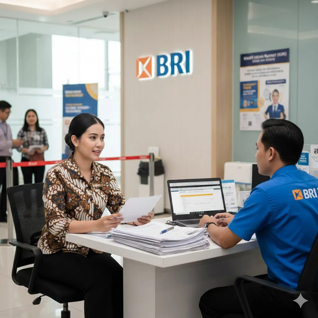 Cara Menggunakan Aplikasi BRImo untuk KUR (c) Ilustrasi AI