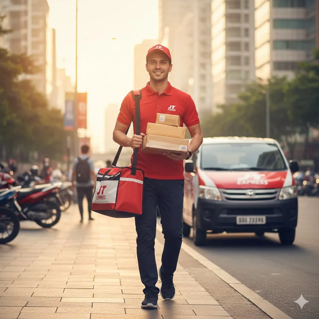 Persyaratan Umum Menjadi Kurir J&T (c) Ilustrasi AI