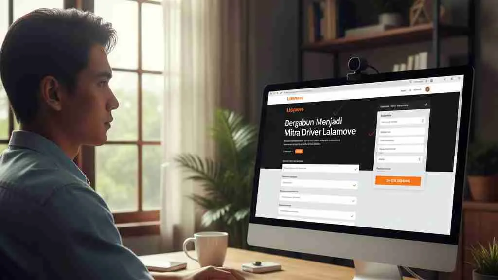 Langkah-langkah Pendaftaran Mitra Driver (c) Ilustrasi AI