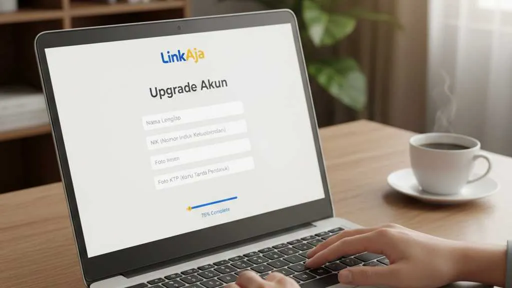 Jenis Akun dan Cara Upgrade LinkAja (c) Ilustrasi AI