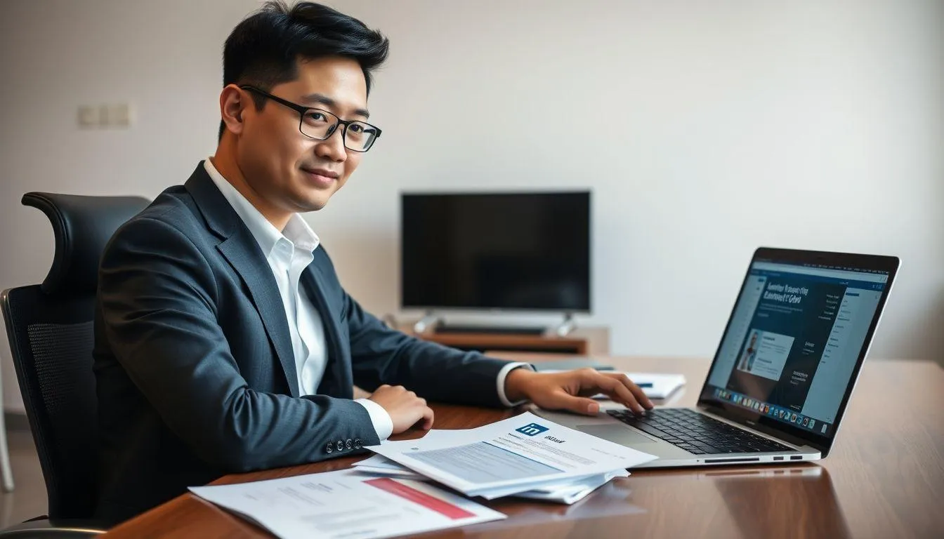 Persiapan Sebelum Mendaftar LinkedIn (c) Ilustrasi AI