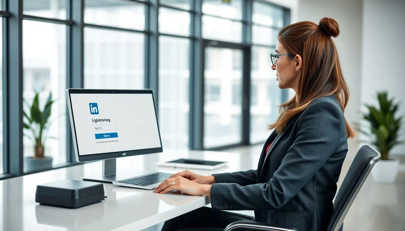 Cara Daftar LinkedIn Melalui Akun Google (c) Ilustrasi AI