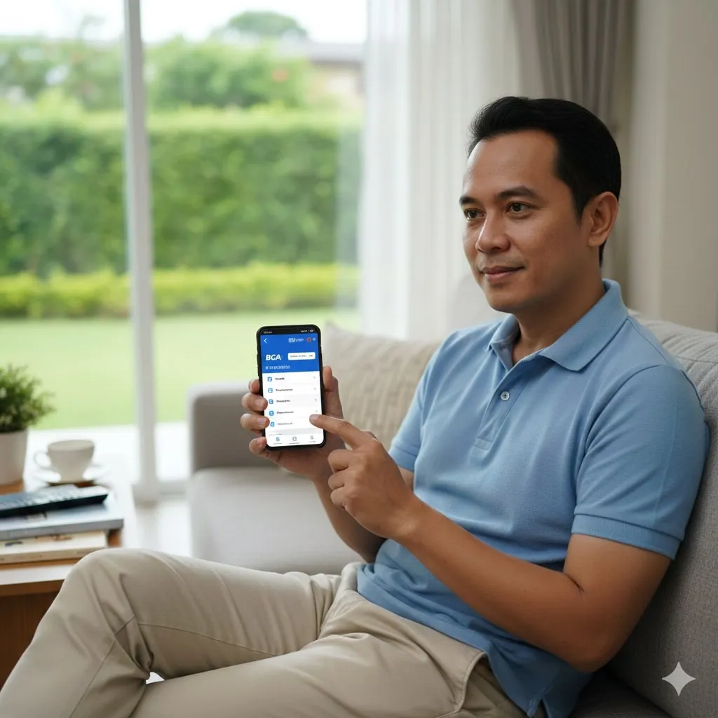 Cara Daftar M Banking BCA Melalui ATM (c) Ilustrasi AI