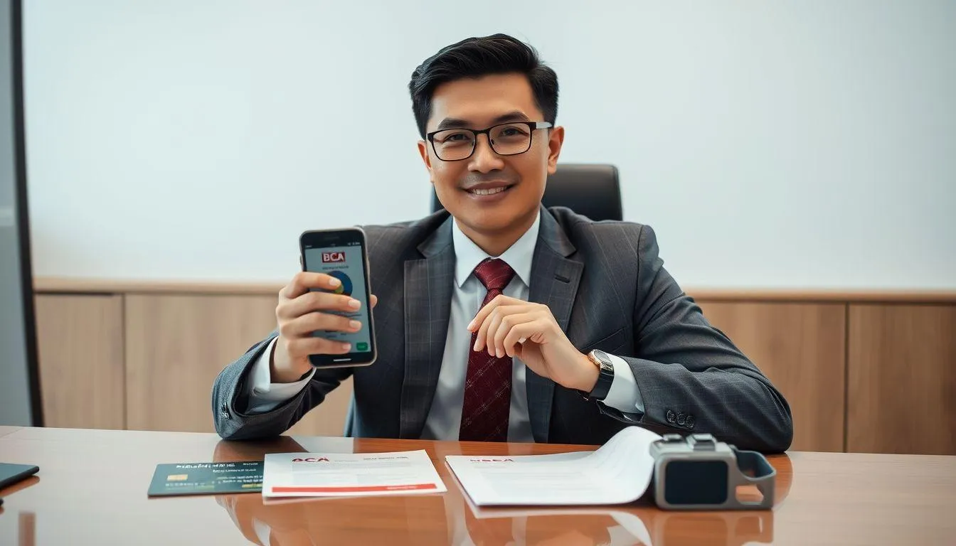 Syarat dan Ketentuan Pendaftaran M Banking BCA (c) Ilustrasi AI