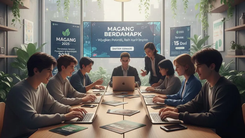 Timeline dan Jadwal Penting Magang Berdampak 2025 (c) Ilustrasi AI