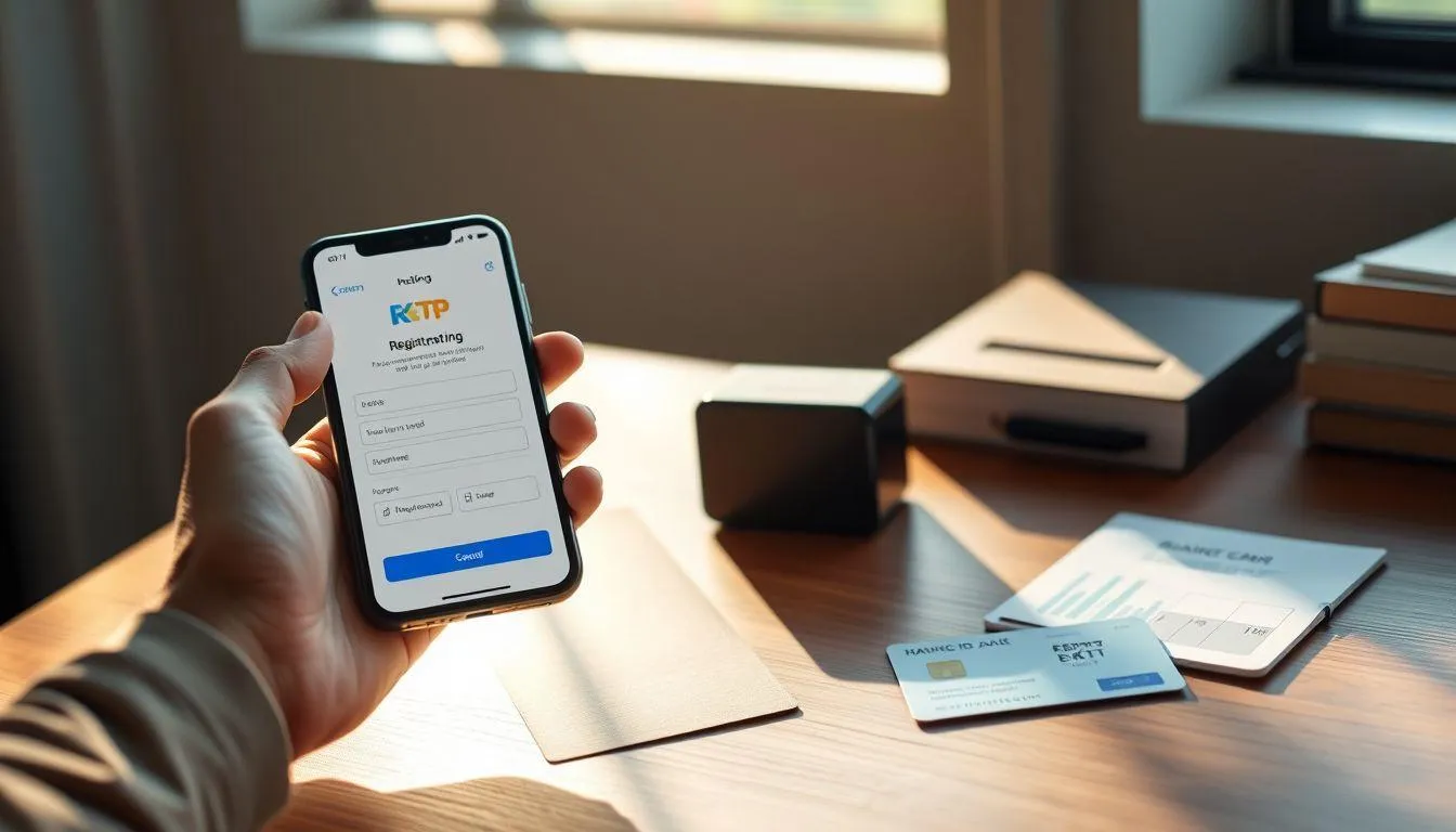 Langkah-Langkah Cara Daftar Mandiri Online di HP (c) Ilustrasi AI