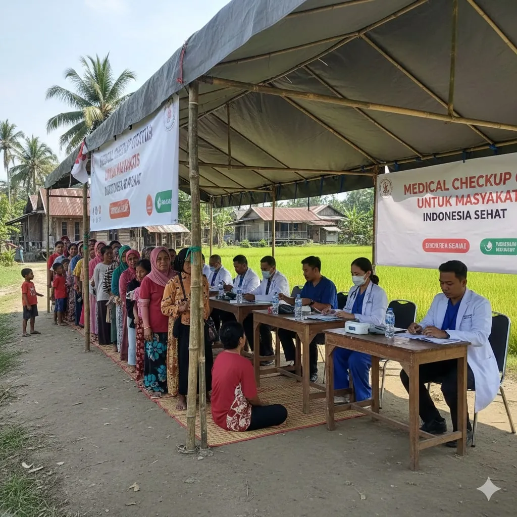 Pengertian dan Tujuan Program Medical Check Up Gratis (c) Ilustrasi AI