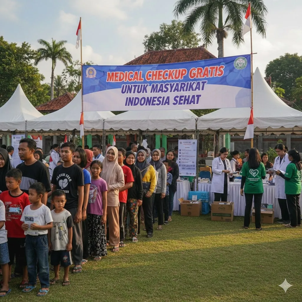 Cara Daftar Medical Check Up Gratis Melalui Aplikasi SATUSEHAT Mobile (c) Ilustrasi AI