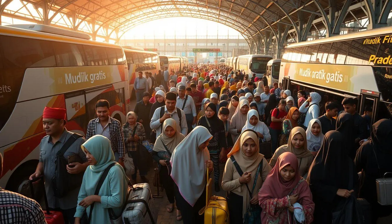 Pengertian dan Tujuan Program Mudik Gratis Lebaran 2025 (c) Ilustrasi AI