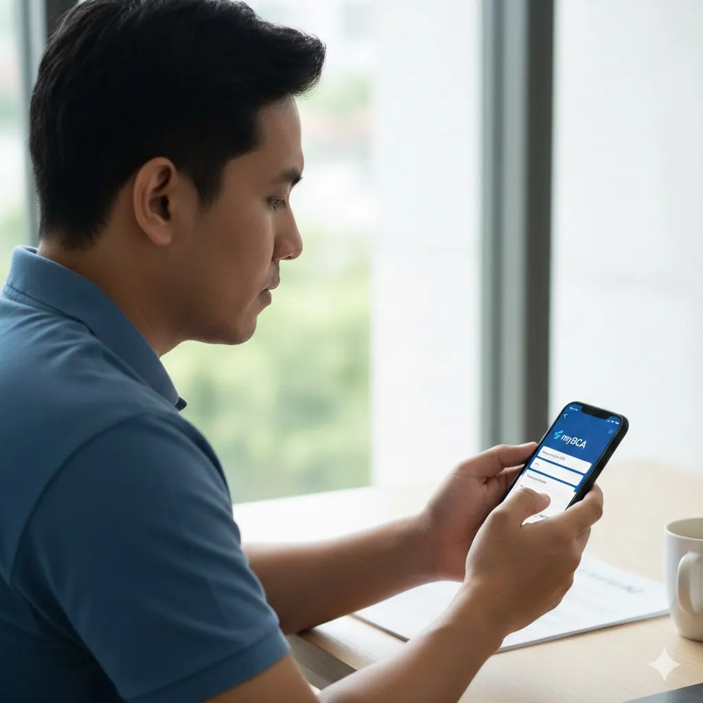 Langkah-langkah Cara Daftar myBCA untuk Nasabah Baru (c) Ilustrasi AI