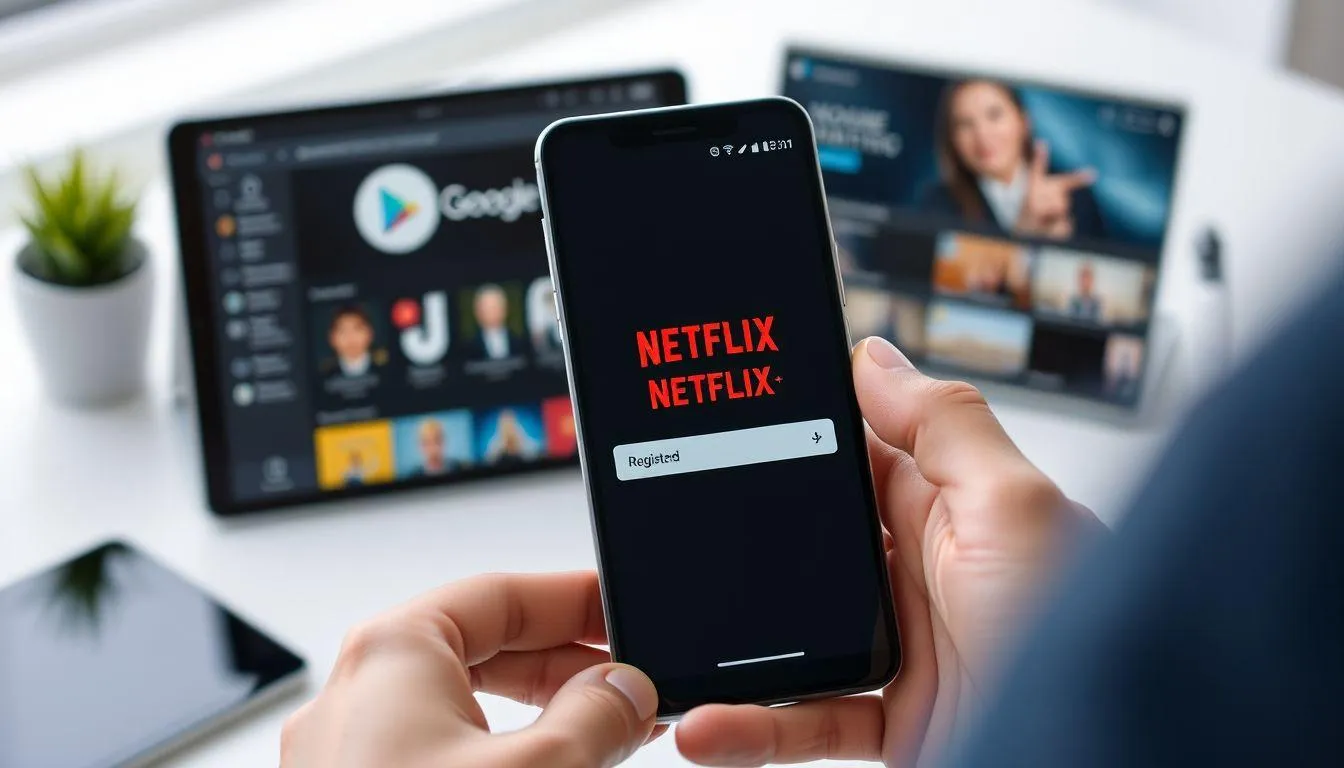 Cara Daftar Netflix di Smartphone Android (c) Ilustrasi AI