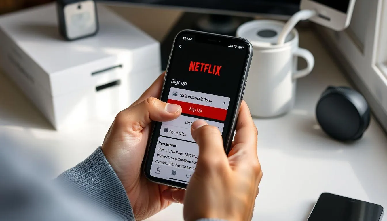 Cara Daftar Netflix di iPhone dan iPad (c) Ilustrasi AI