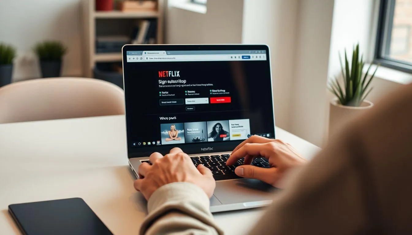 Cara Daftar Netflix di Laptop dan Komputer (c) Ilustrasi AI