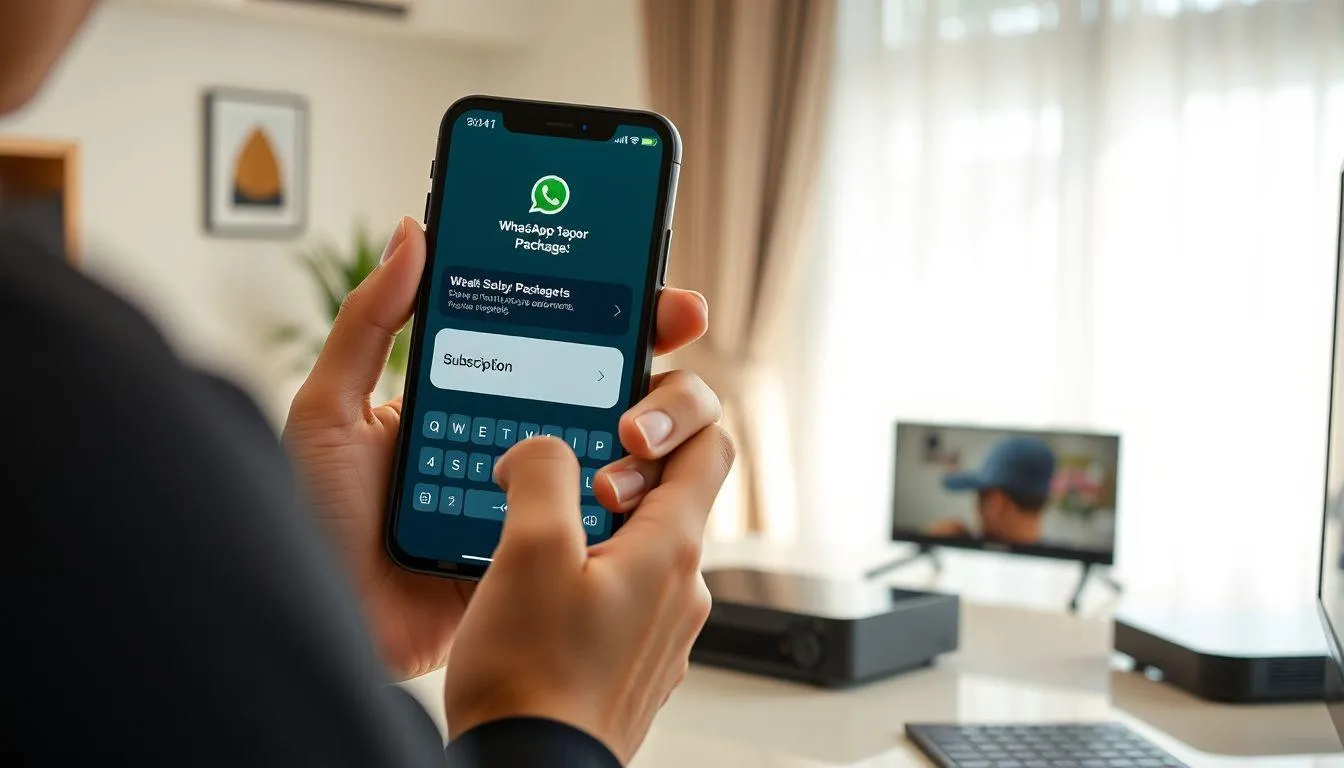 Cara Membeli Paket Berlangganan Melalui WhatsApp (c) Ilustrasi AI