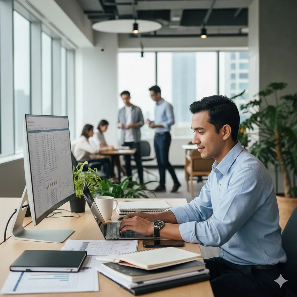 Cara Daftar Octo Clicks Melalui Website (c) Ilustrasi AI