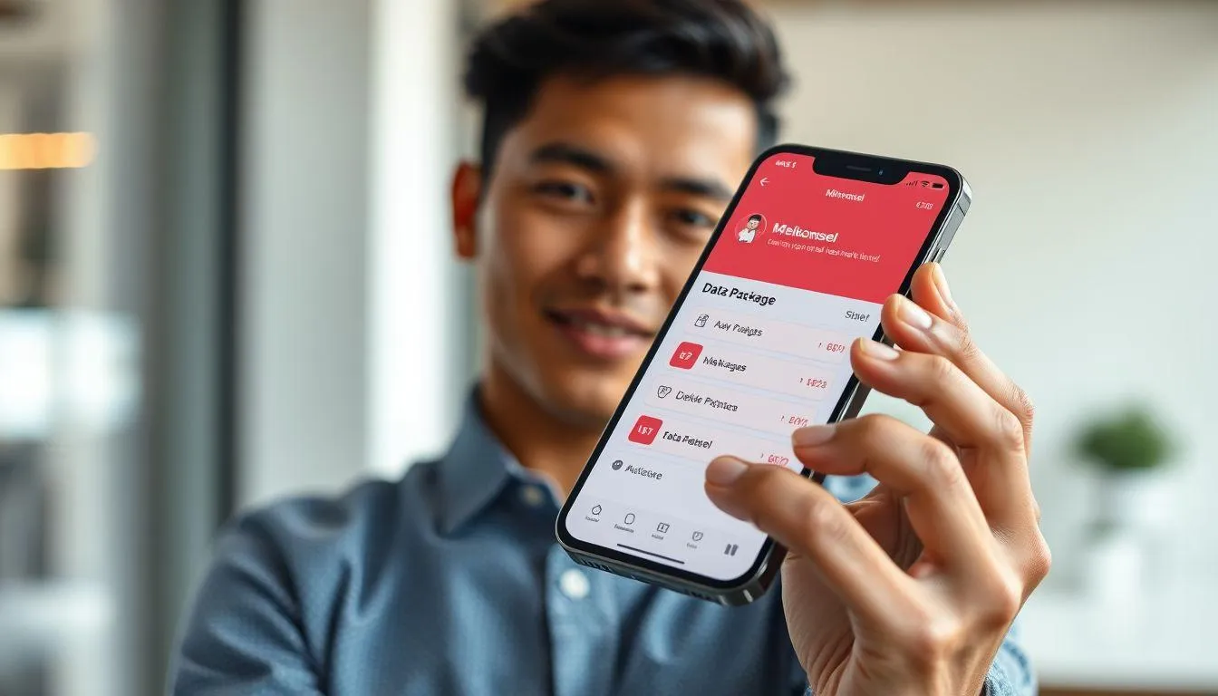 Pendaftaran Melalui Aplikasi MyTelkomsel (c) Ilustrasi AI