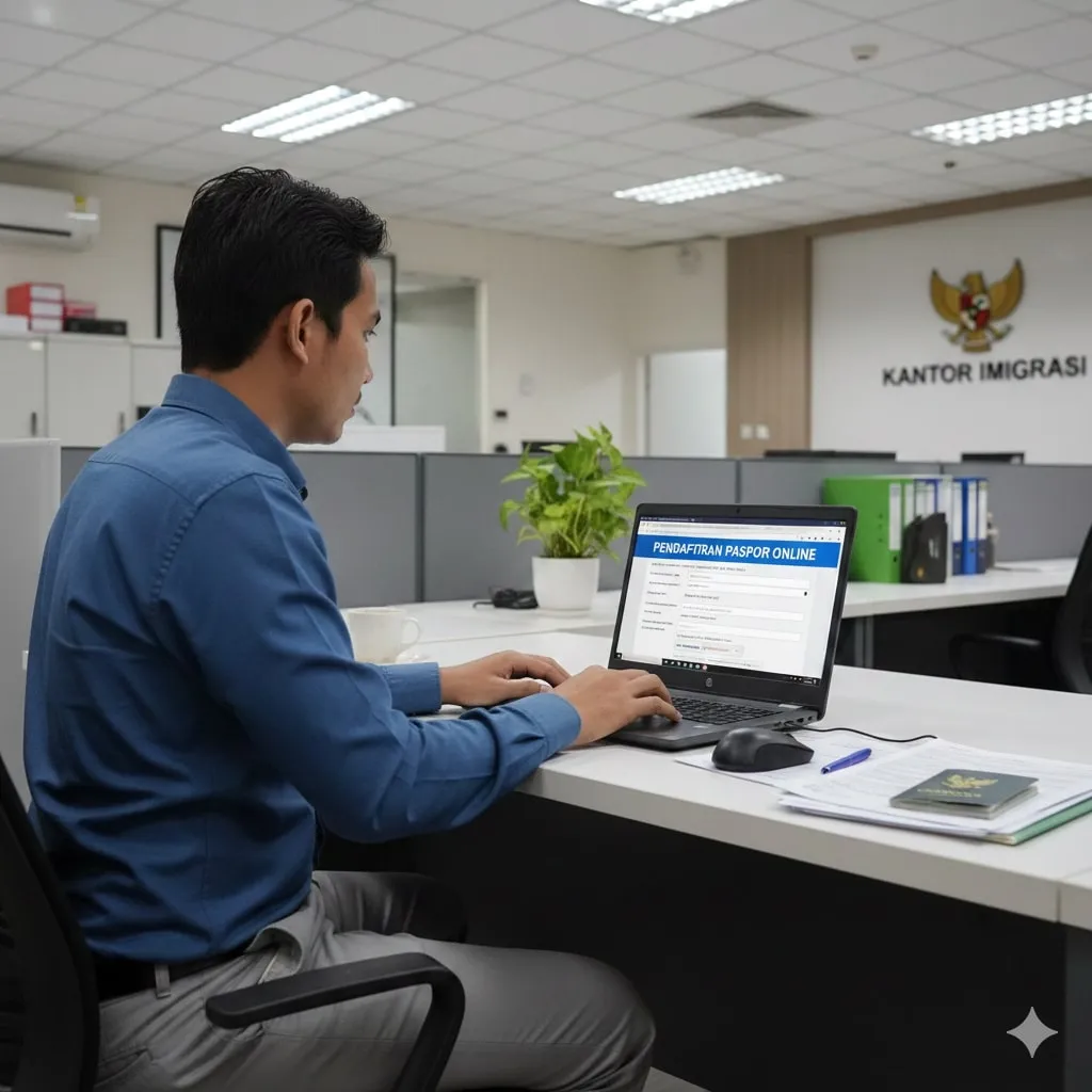 Proses Registrasi Akun dan Verifikasi Email (c) Ilustrasi AI