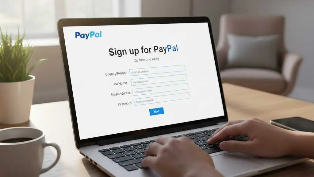 Langkah-Langkah Cara Daftar PayPal (c) Ilustrasi AI