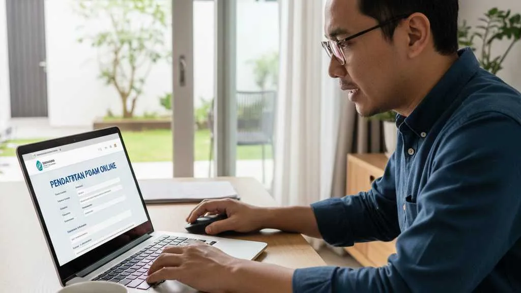 Pengertian dan Prosedur Dasar Pendaftaran PDAM (c) Ilustrasi AI