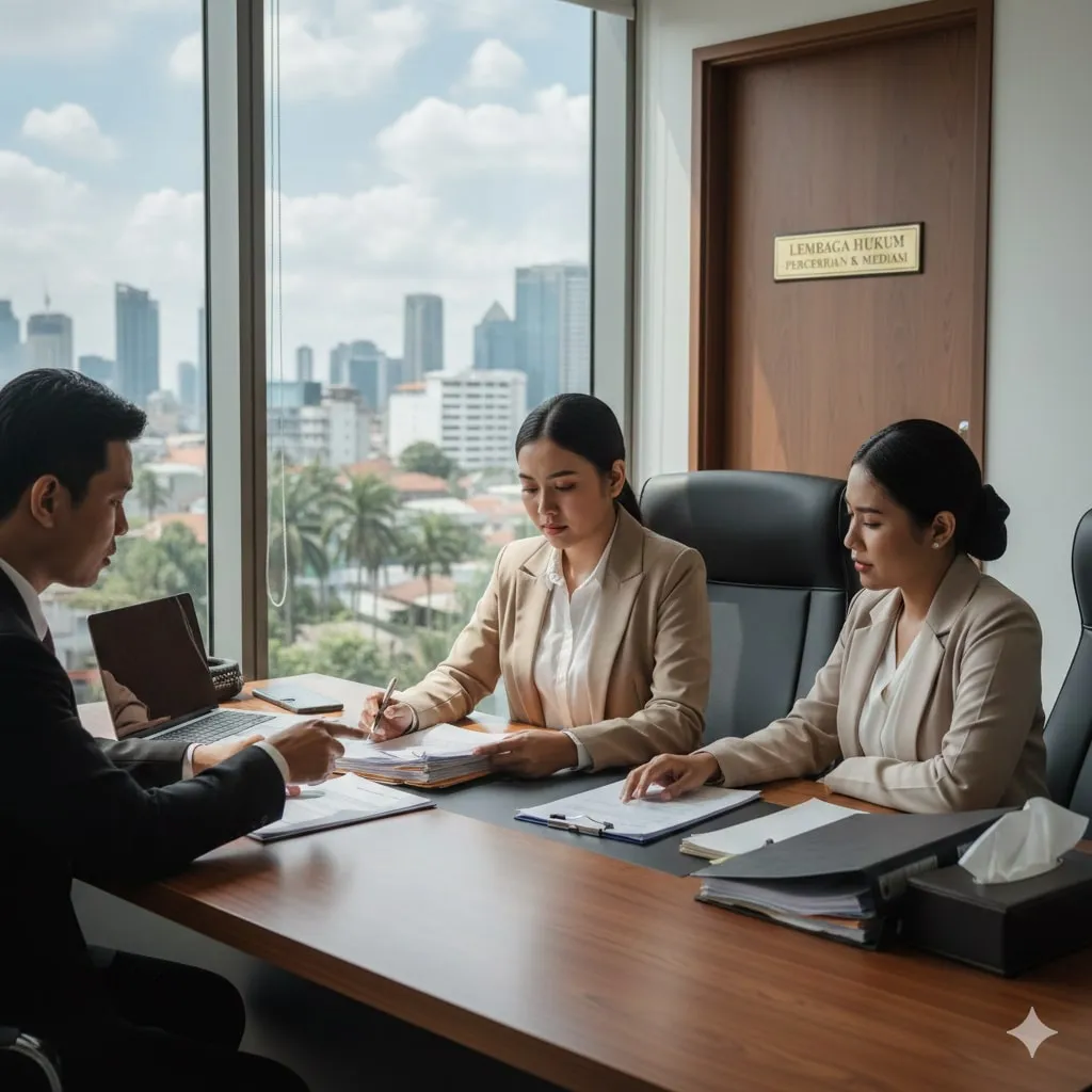 Pengertian dan Jenis Perceraian Online (c) Ilustrasi AI