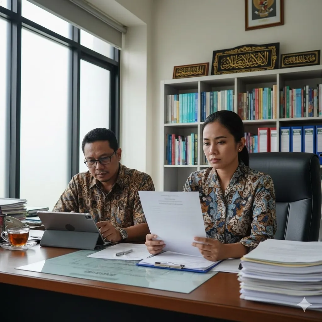 Langkah-Langkah Pendaftaran Perceraian Online (c) Ilustrasi AI