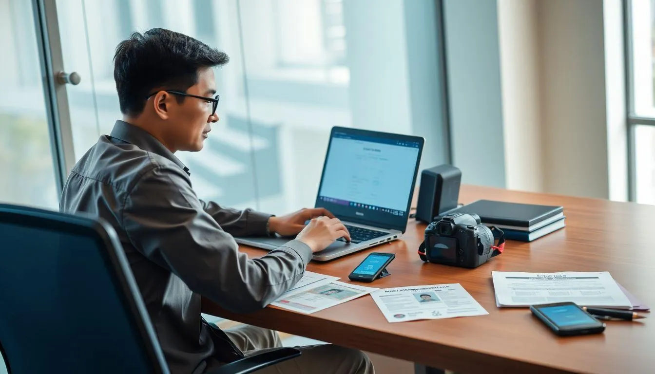 Proses Upload Dokumen dan Pembayaran (c) Ilustrasi AI