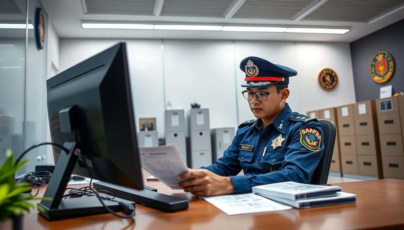 Monitoring Status dan Pengambilan SIM (c) Ilustrasi AI