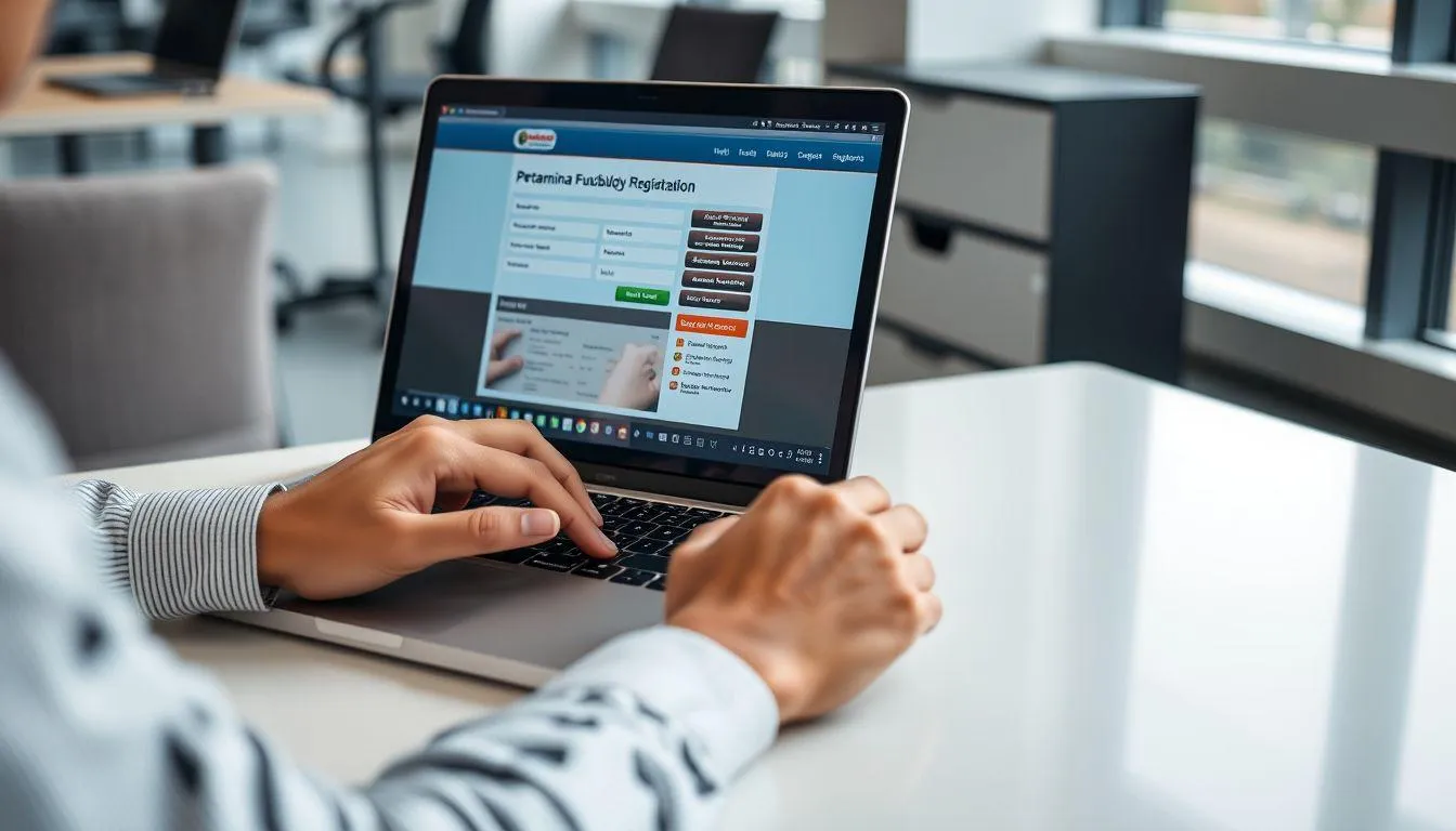 Cara Daftar Melalui Website Resmi (c) Ilustrasi AI