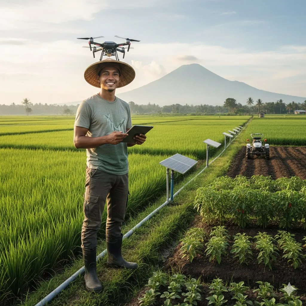 Pengertian dan Tujuan Program Petani Milenial (c) Ilustrasi AI