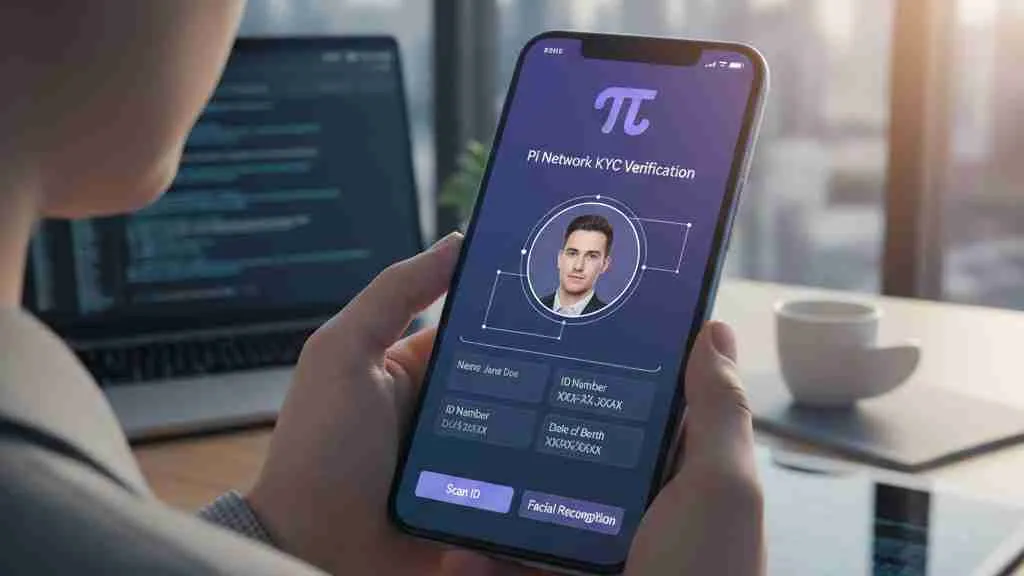 Proses Verifikasi KYC Pi Network (c) Ilustrasi AI