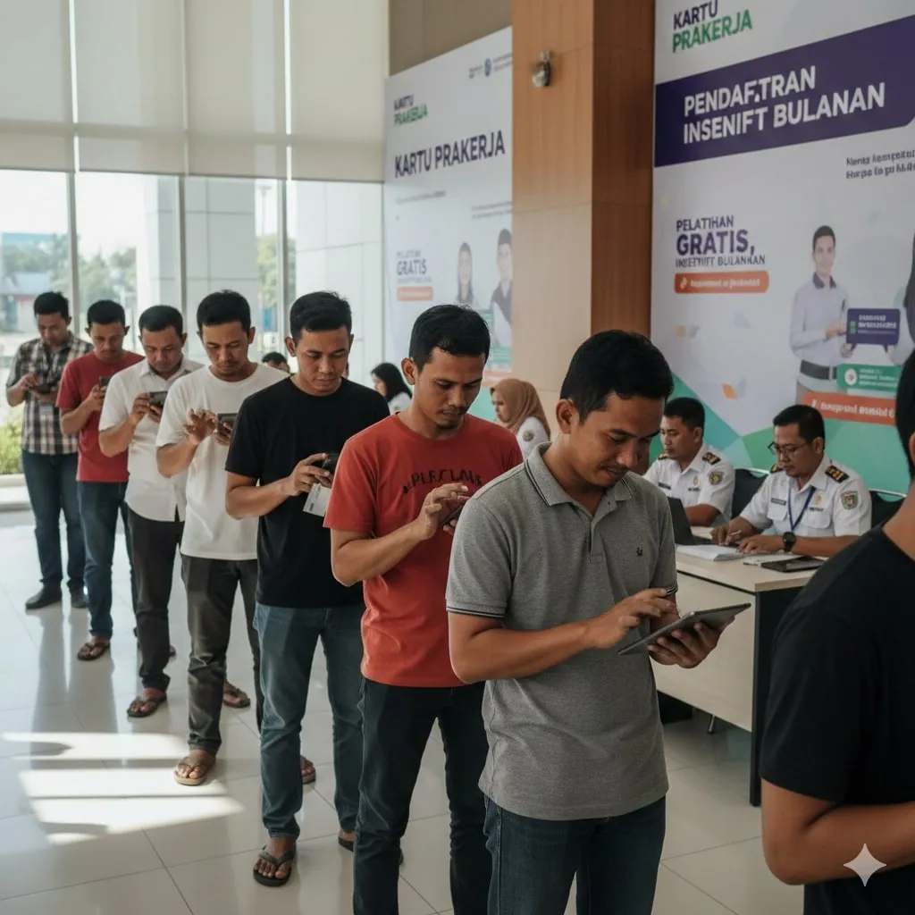 Langkah-Langkah Cara Daftar Prakerja Online  (c) Ilustrasi AI