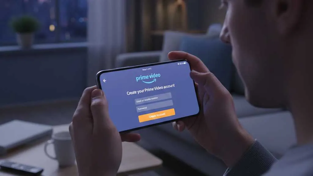 Cara Daftar Prime Video Melalui Aplikasi Mobile (c) Ilustrasi AI