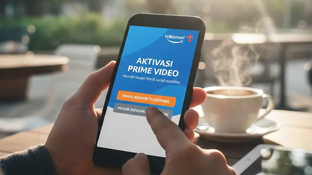 Cara Daftar Prime Video Melalui Telkomsel (c) Ilustrasi AI
