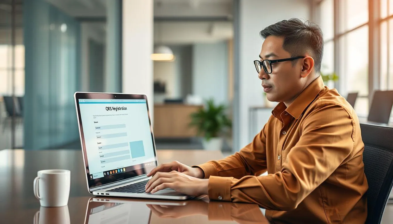 Pendaftaran Melalui Aplikasi Online (c) Ilustrasi AI